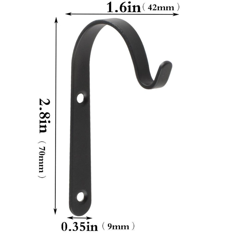 Conjunto Suporte De Pendurar De Metal Em Formato De J - Waregacam