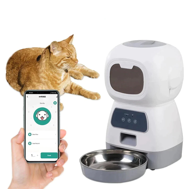 Alimentador Automático para Cães e Gatos - Waregacam