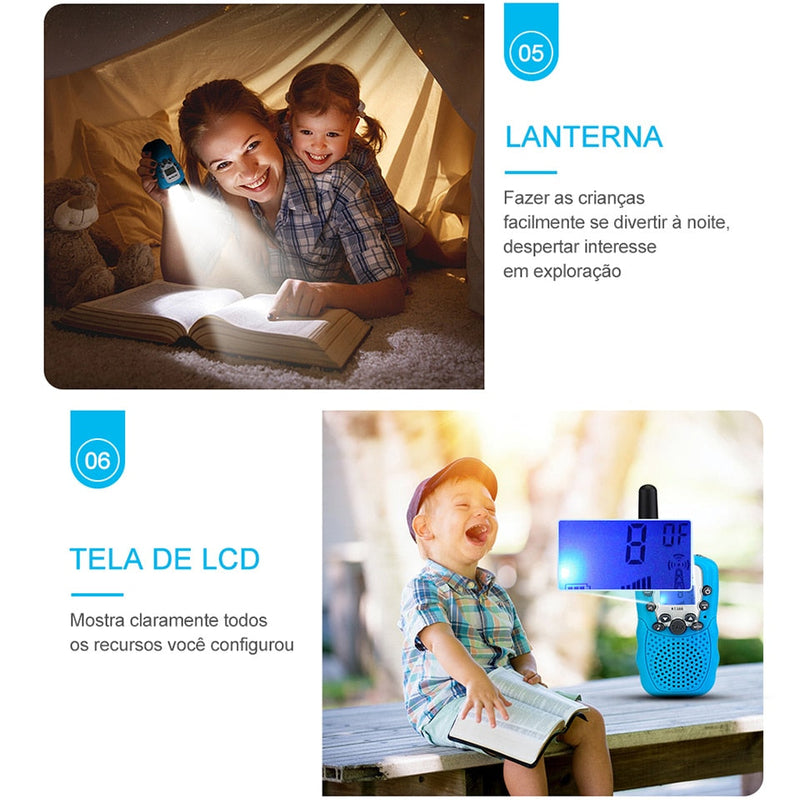 Walkie Talkie Portátil infantil - Waregacam