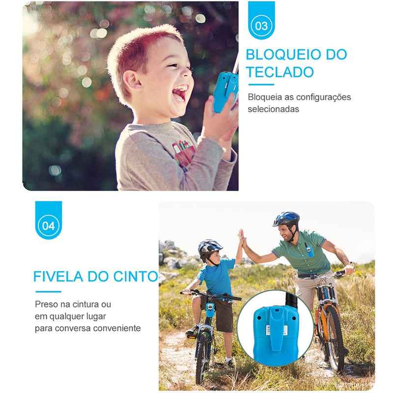 Walkie Talkie Portátil infantil - Waregacam