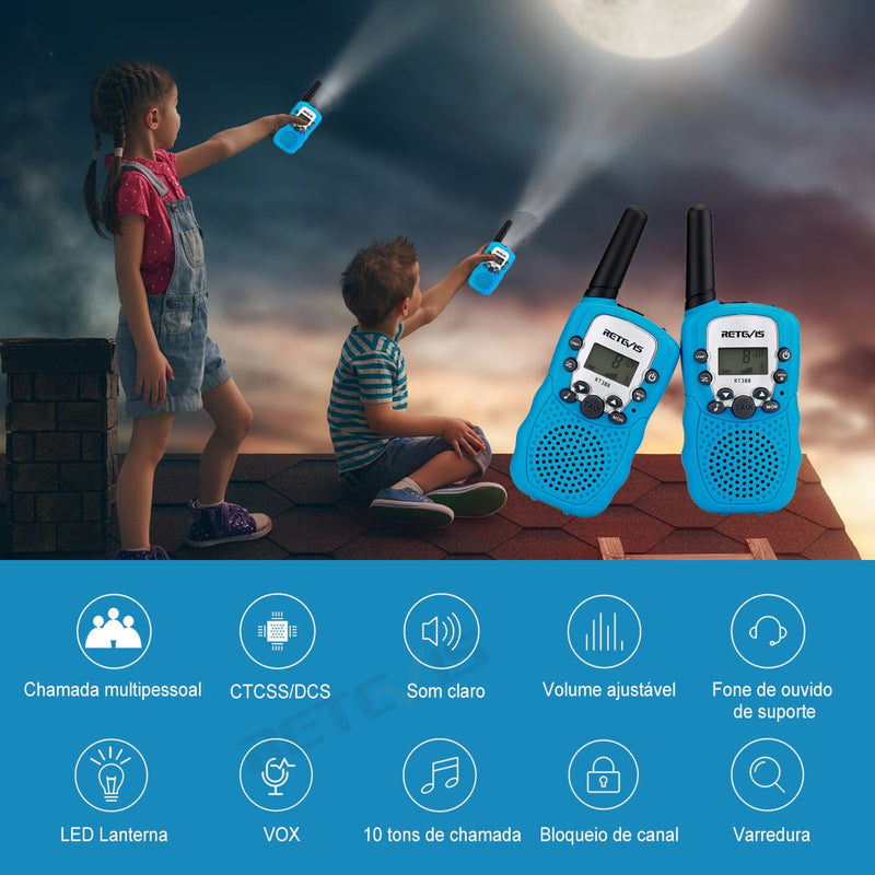 Walkie Talkie Portátil infantil - Waregacam